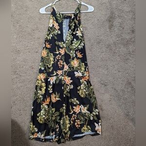Floral Halter Jumpsuit